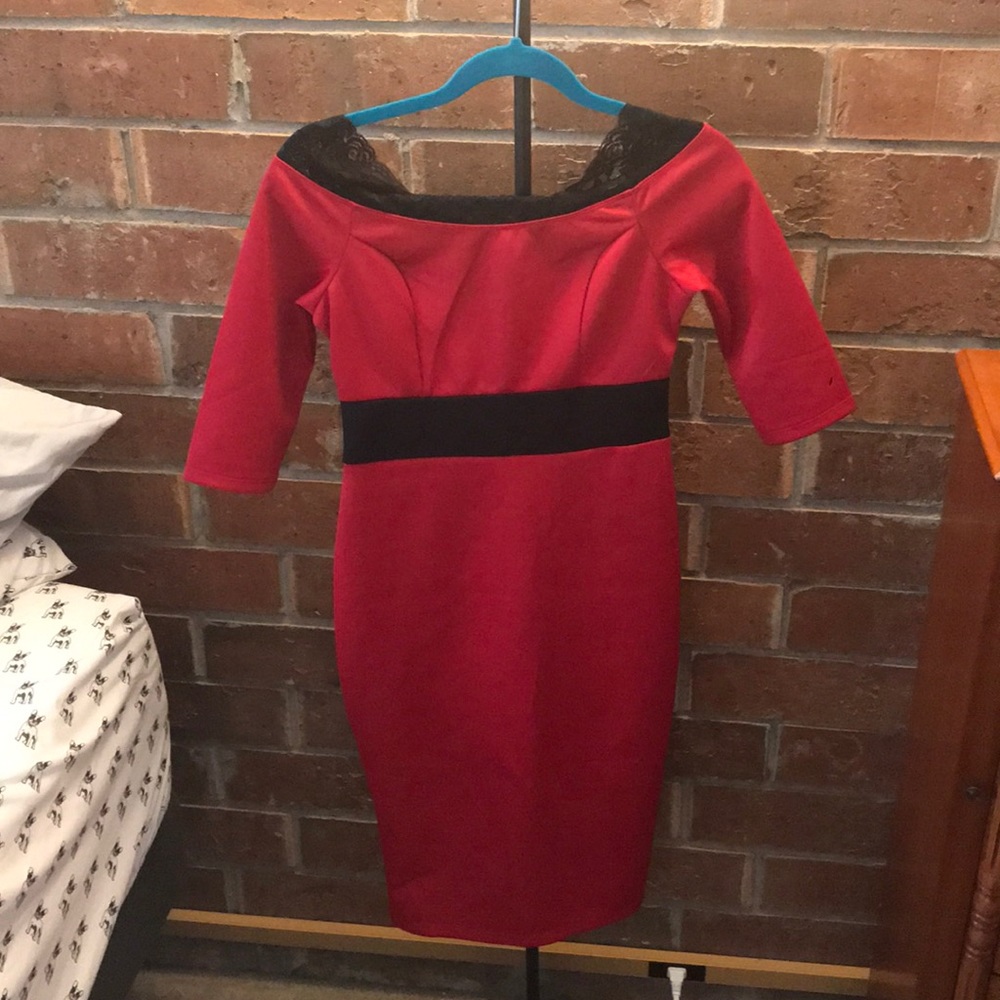 Red dress